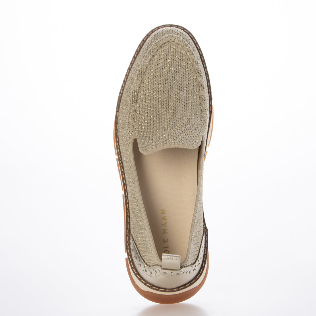 コール ハーン COLE HAAN ゼログランド レラ スティッチライト ベネチアン womens (ライ ニット / ゴールド メタリック / アイボリー) ライ ニット / ゴールド メタリック / アイボリー