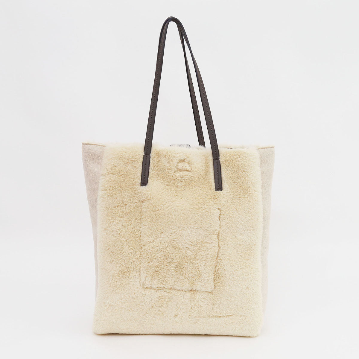 クーコ COOCO ムートン風トートバッグ/A4対応