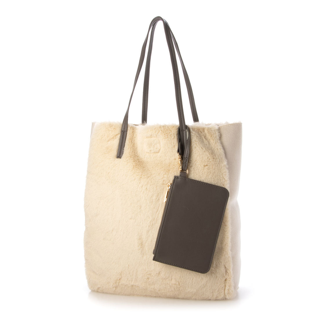 クーコ COOCO ムートン風トートバッグ/A4対応