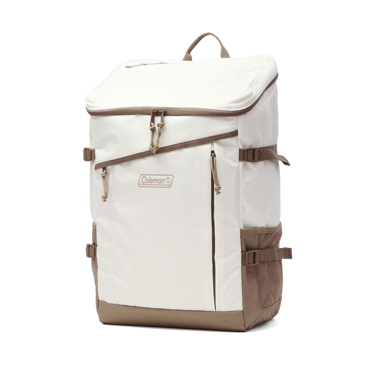 コールマン Coleman 公認販売店 リュック 30L ウォーカー メンズ レディース 通学 通勤 大容量 ブランド カジュアル おしゃれ 軽量 軽い B4 A4 パソコン 撥水 WALKER スクエアバックパック (ホワイトヘリンボーン) ホワイトヘリンボーン
