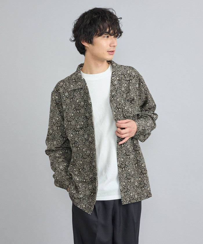 TOWNCRAFT別注ペイズリーオープンカラーシャツ