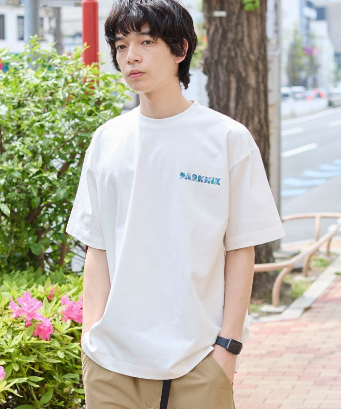 <Parknik>ロゴプリントTシャツ WHITE