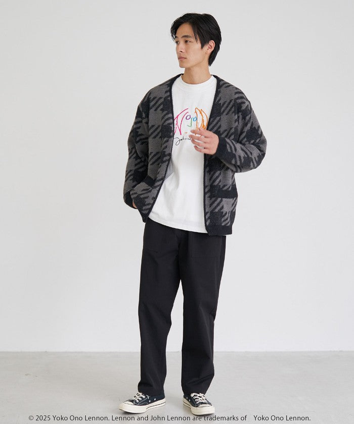 ショートフェザーニットカーディガン NAVY