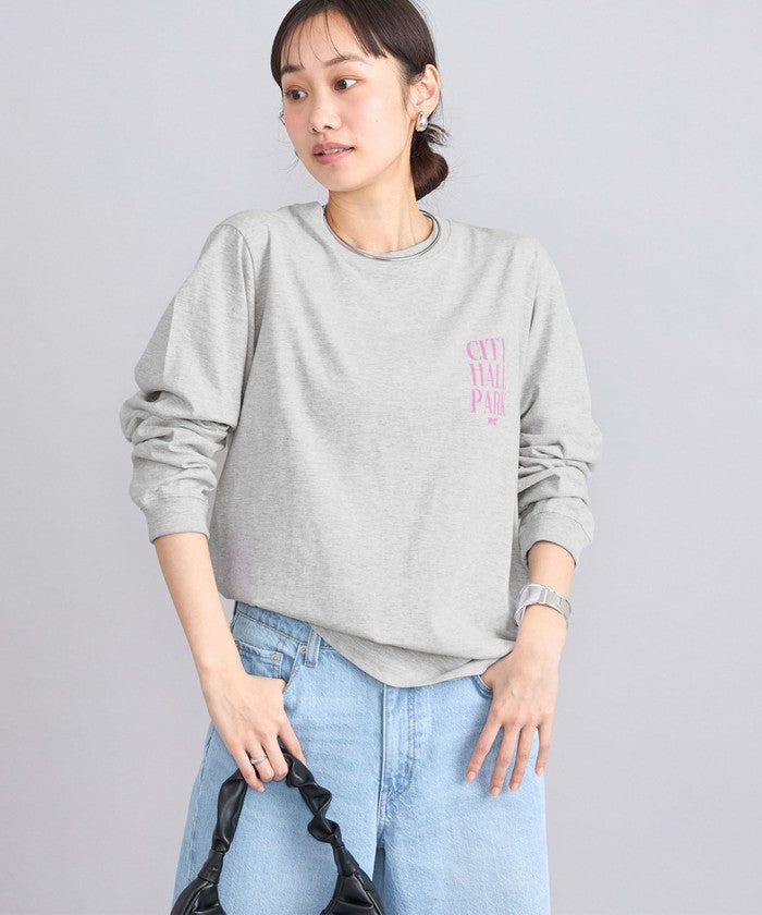 ROCK STANLEY別注NYC標誌印刷長袖T恤