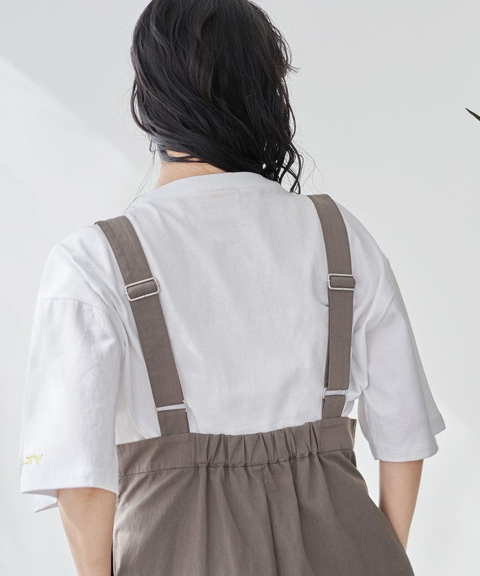 KELTY(ケルティ)別注 ワンポイントロゴ 半端袖Tシャツ WHITE