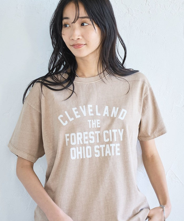 ピグメントロゴアソートコンパクトTシャツ BEIGE