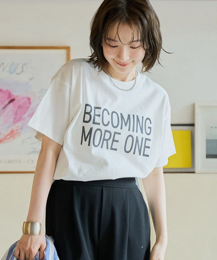 ピグメントロゴアソートコンパクトTシャツ OFF WHITE