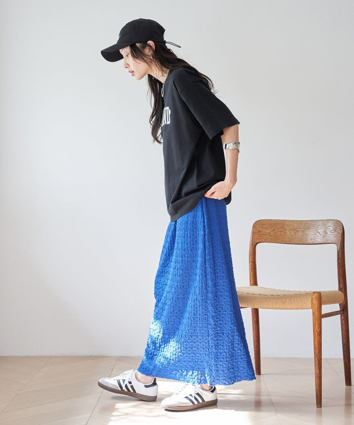 【接触冷感】カレッジロゴプリントTシャツ OFF WHITE