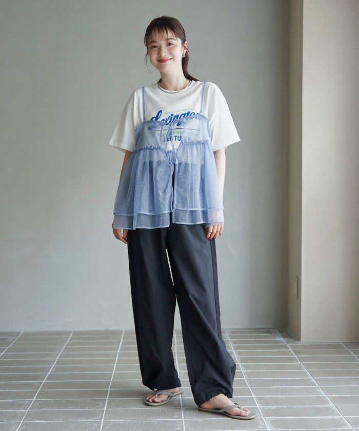 【UVカット / ストレッチ / 吸水速乾】マルチファンクション バルーンパンツ BLACK