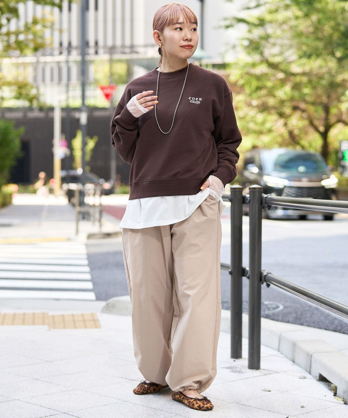 【UVカット / ストレッチ / 吸水速乾】マルチファンクション バルーンパンツ BLACK