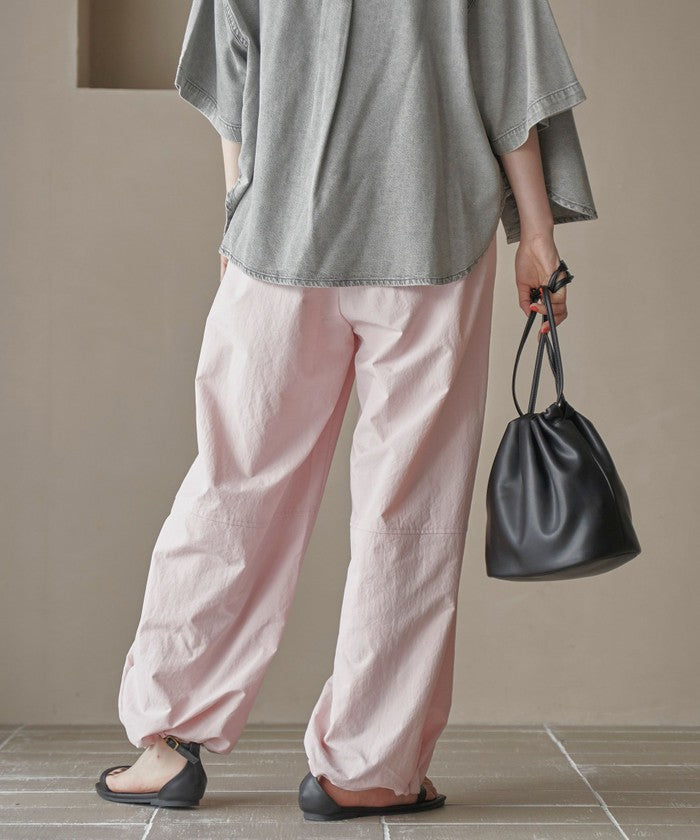 【UVカット / ストレッチ / 吸水速乾】マルチファンクション バルーンパンツ BLACK