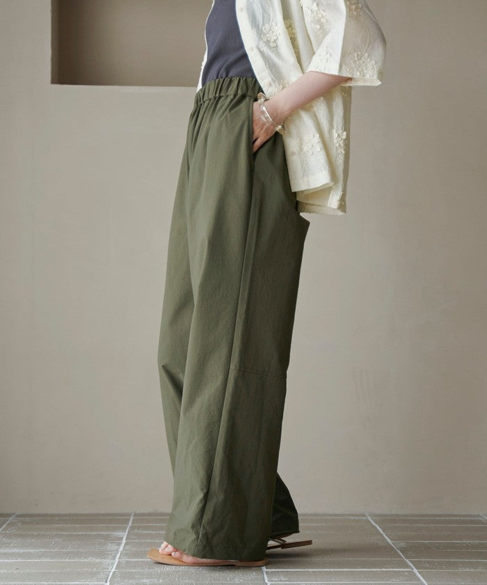 【UVカット / ストレッチ / 吸水速乾】マルチファンクション バルーンパンツ BLACK