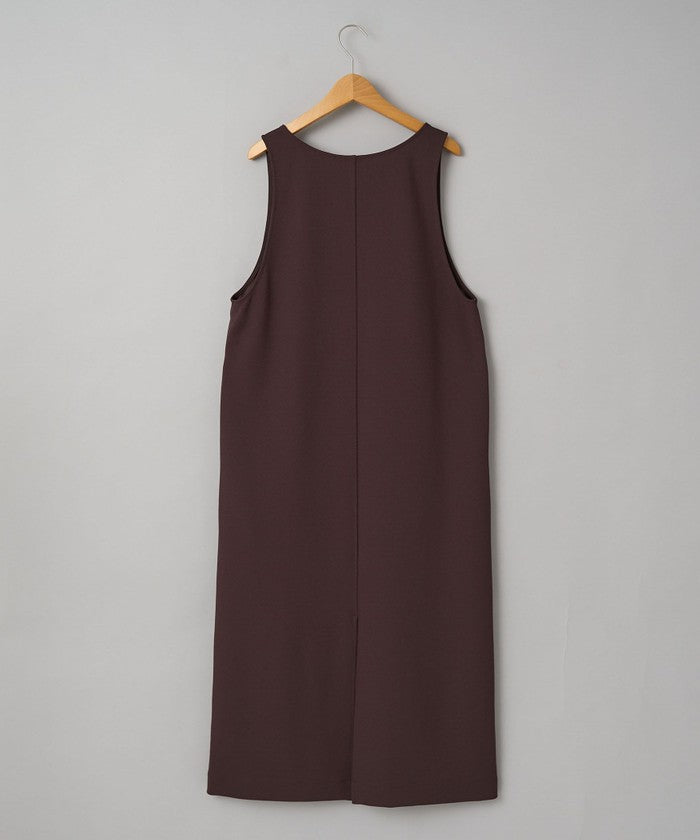 コーエン coen 【UVカット / 防シワ / ストレッチ】カットジョーゼットUネックジャンスカ (BEIGE) BEIGE