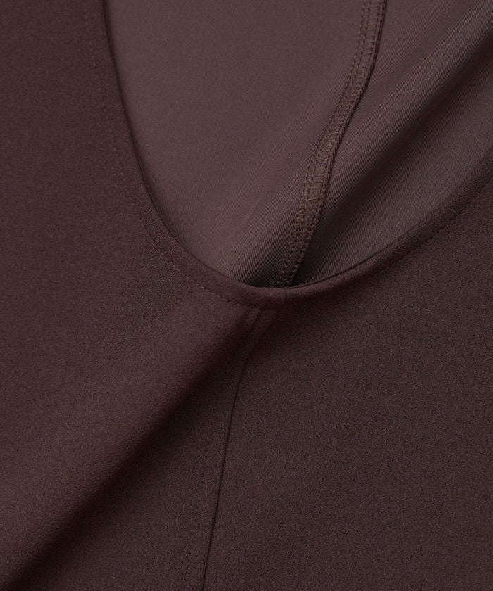 コーエン coen 【UVカット / 防シワ / ストレッチ】カットジョーゼットUネックジャンスカ (BEIGE) BEIGE