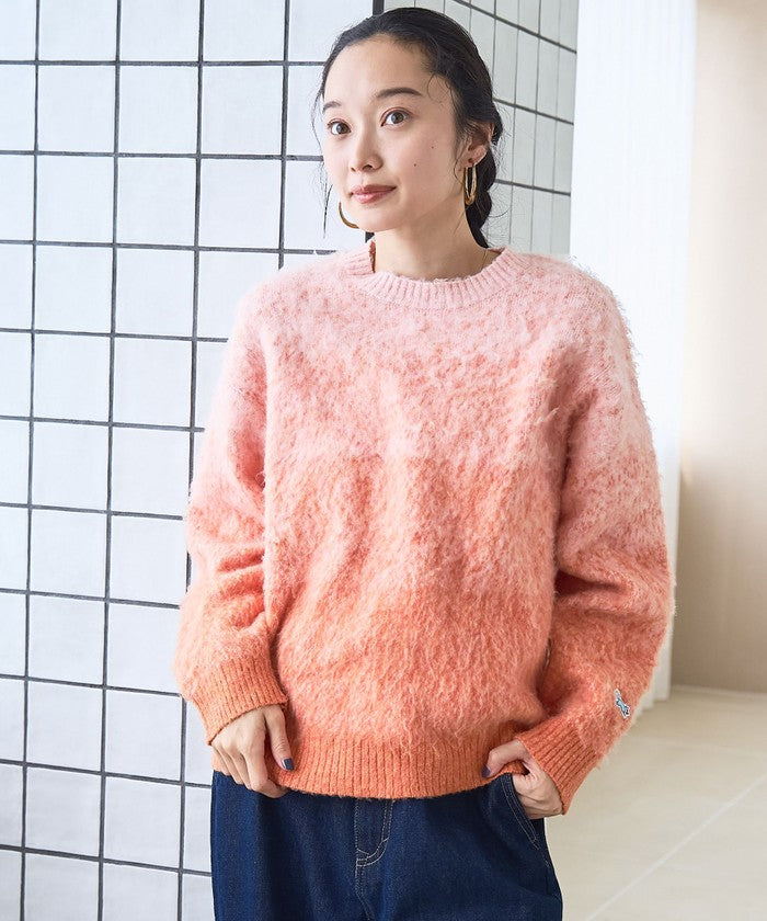 コーエン coen PENNEYS別注 グラデキモウニット (LT.BLUE) LT.BLUE