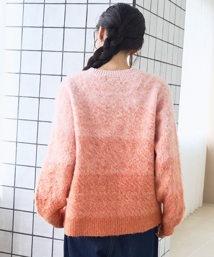 コーエン coen PENNEYS別注 グラデキモウニット (LT.BLUE) LT.BLUE