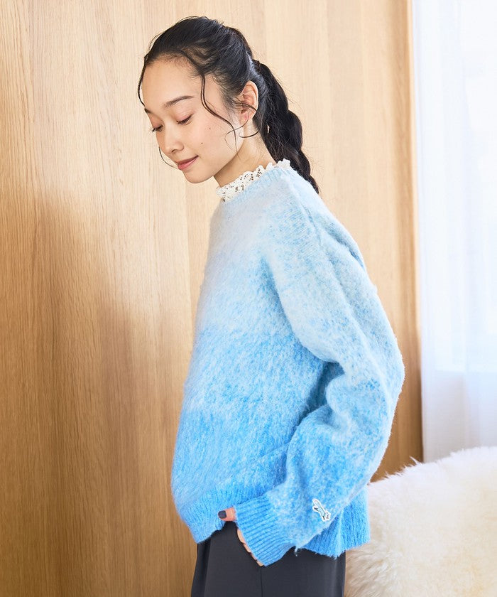 コーエン coen PENNEYS別注 グラデキモウニット (LT.BLUE) LT.BLUE