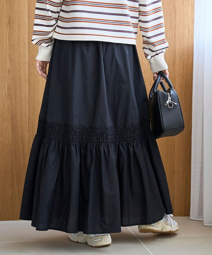 コーエン coen CタイプライターシャーリングティアードSK (BLACK) BLACK