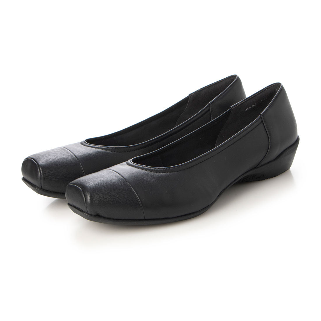 コンポジション ブロウ COMPOSITION Blow 【ゆったり・幅広】トゥーキャップスタイリッシュコンフォートパンプス (ブラック) ブラック