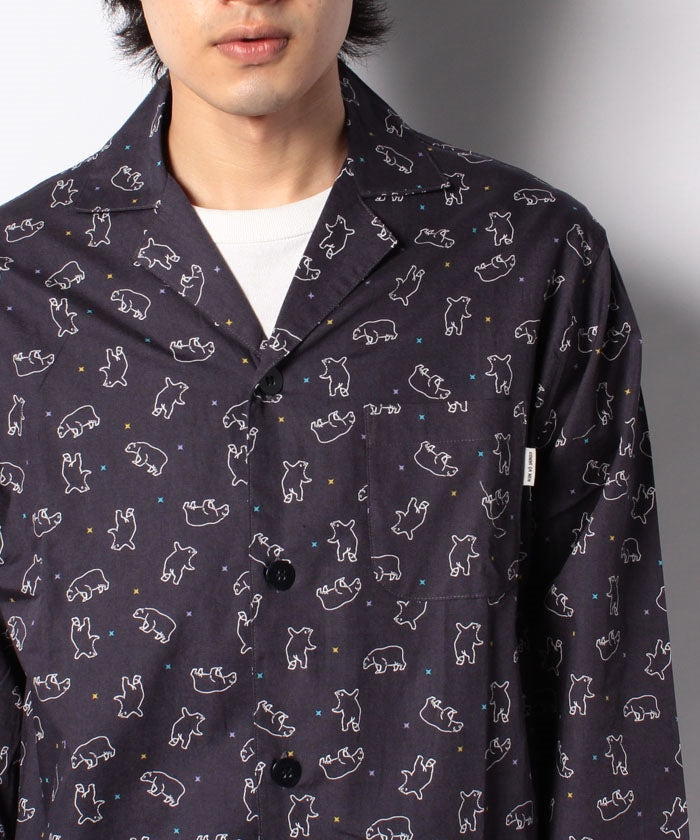 コムサメン COMME CA MEN コムサメン クマ柄パジャマ