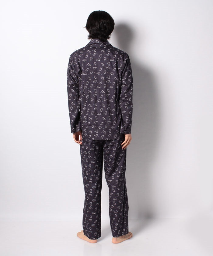 コムサメン COMME CA MEN コムサメン クマ柄パジャマ