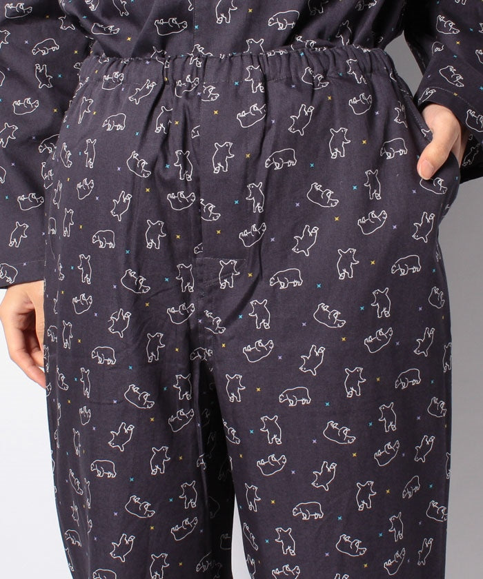 コムサメン COMME CA MEN コムサメン クマ柄パジャマ