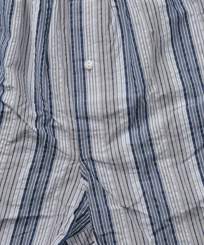 コムサメン COMME CA MEN コムサメン サッカーストライプ柄 トランクス【返品不可商品】