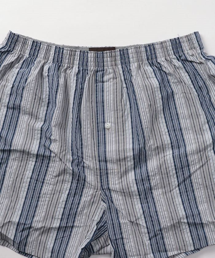 コムサメン COMME CA MEN コムサメン サッカーストライプ柄 トランクス【返品不可商品】