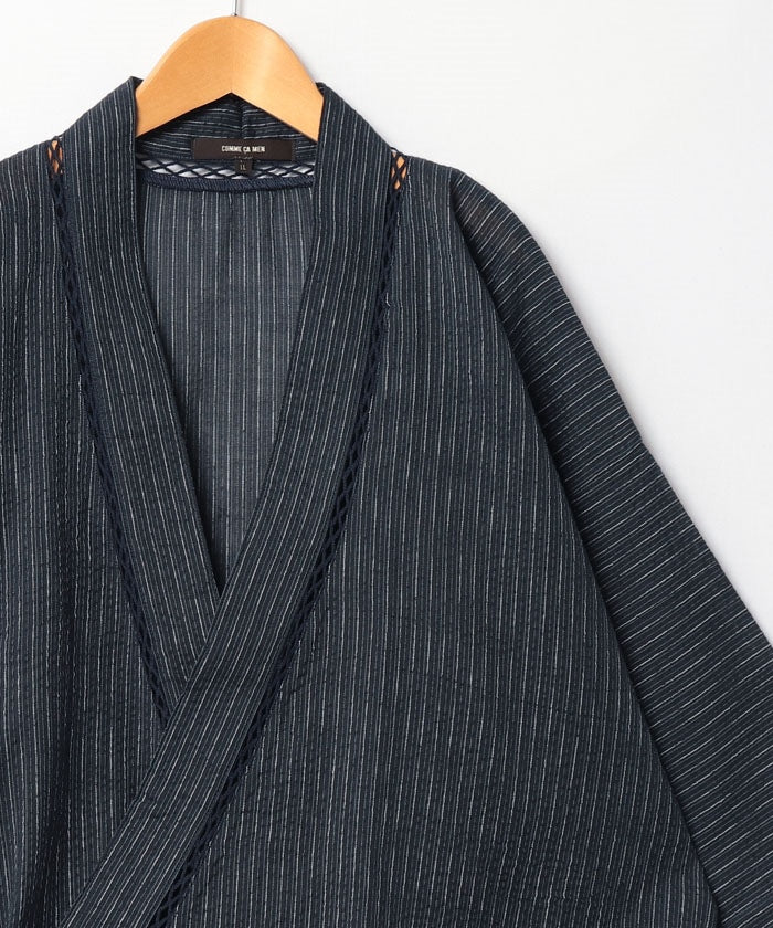 コムサメン COMME CA MEN コムサメン 細ストライプ 甚平