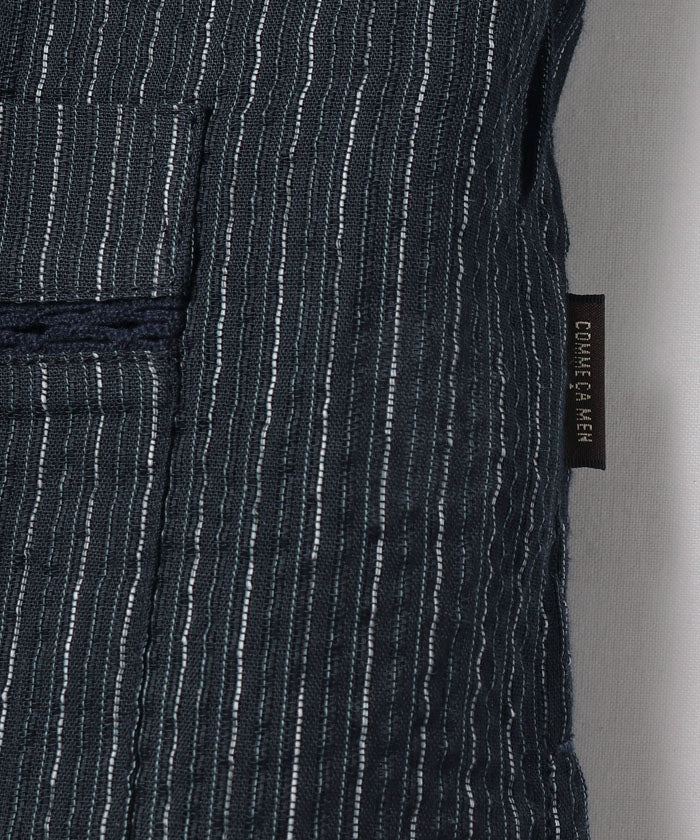 コムサメン COMME CA MEN コムサメン 細ストライプ 甚平