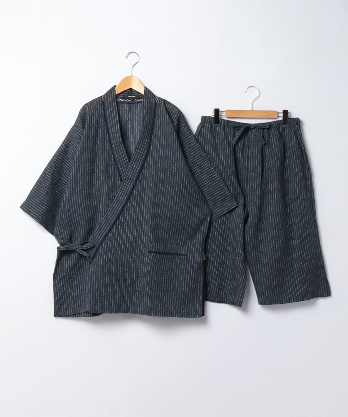 コムサメン COMME CA MEN コムサメン 細ストライプ 甚平