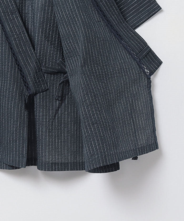 コムサメン COMME CA MEN コムサメン 細ストライプ 甚平