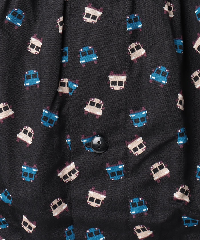 コムサメン COMME CA MEN コムサメン スクールバス柄 2本ゴムトランクス