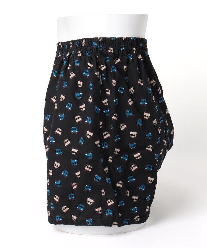 コムサメン COMME CA MEN コムサメン スクールバス柄 2本ゴムトランクス