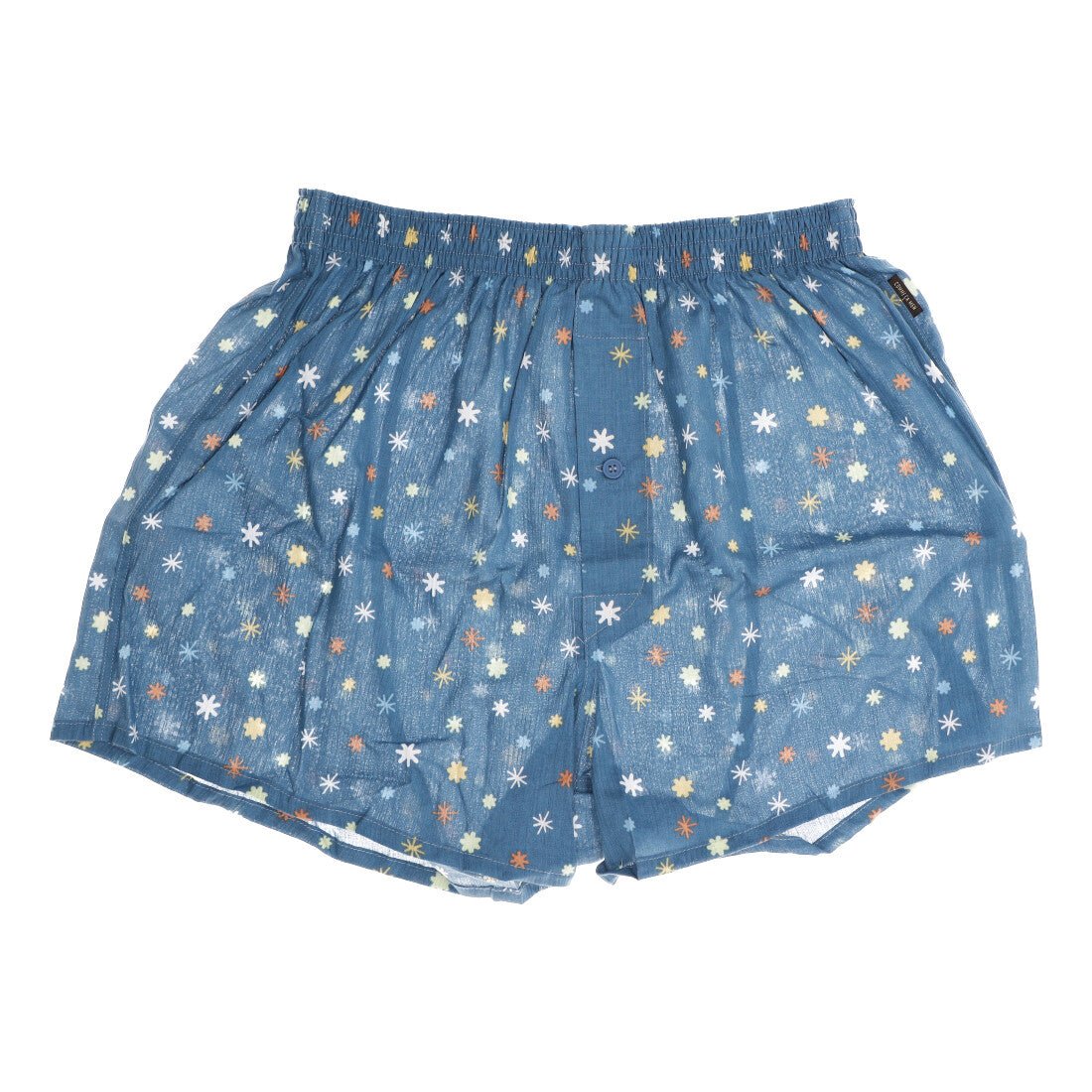 コムサメン COMME CA MEN コムサメン 金平糖柄 高島ちぢみ楊柳トランクス 【返品不可商品】 (35) 35