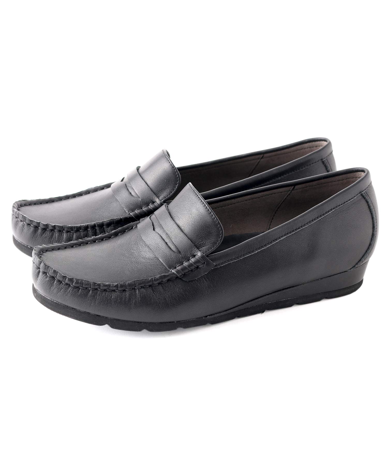 コカ COCA 軽量 柔らか シンプルソフトローファー (BL) BL