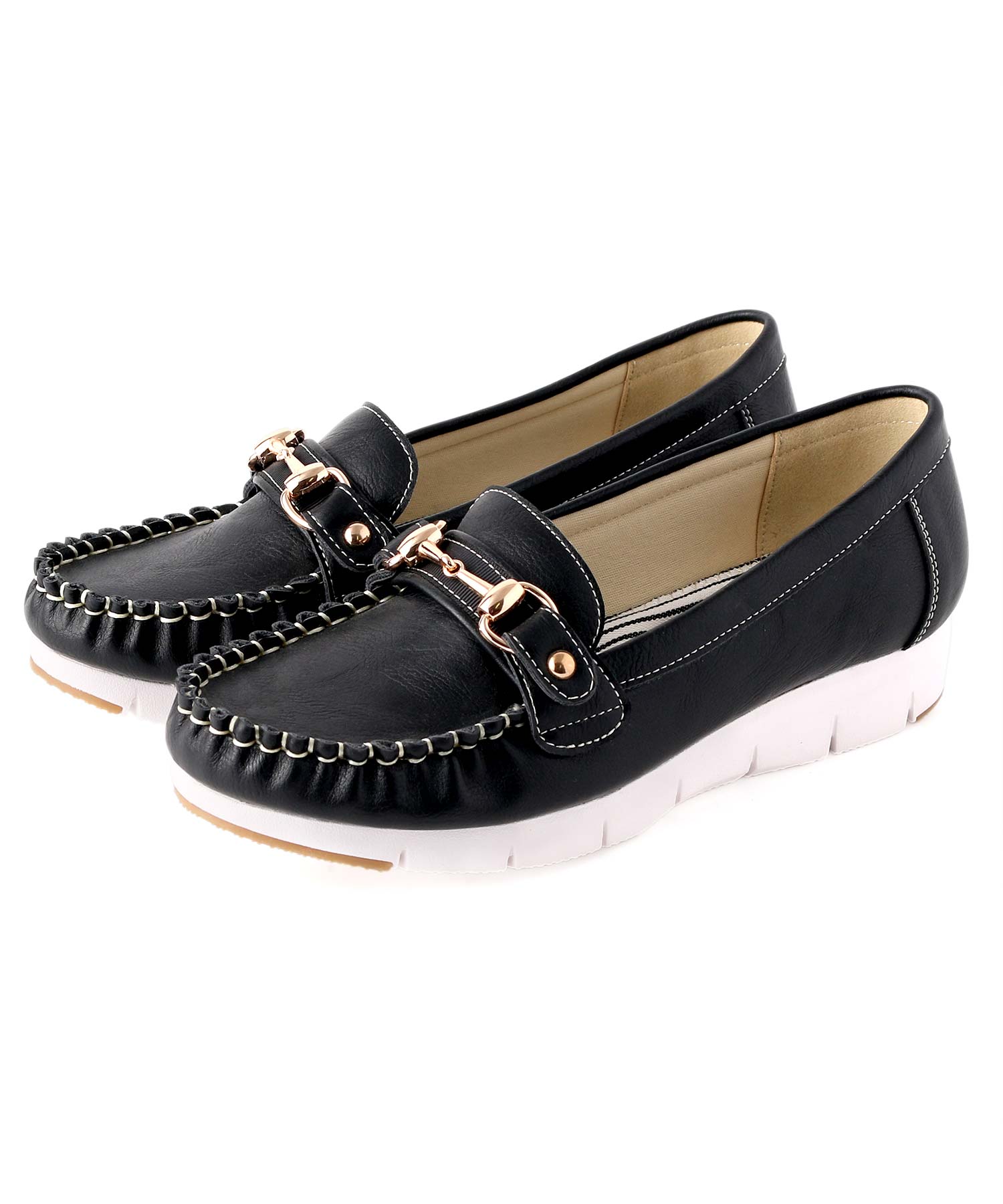 コカ COCA スニーカーソール ビット ローファー スニーファー (ブラック) ブラック