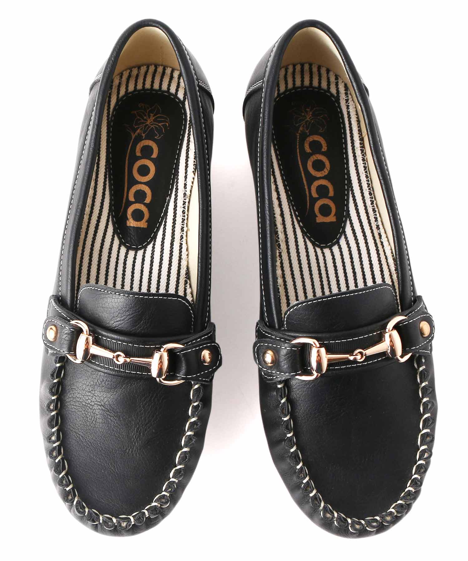 コカ COCA スニーカーソール ビット ローファー スニーファー (ブラック) ブラック