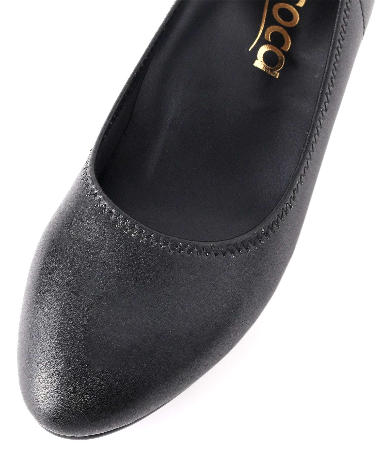 コカ COCA ベーシック美脚ストレッチパンプス (ブラック) ブラック