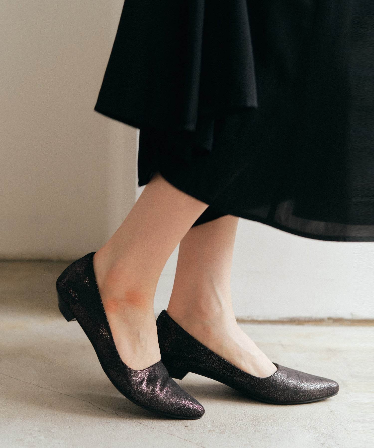 コカ COCA エレガンスポインテッドトゥパンプス (カーキ) カ-キ