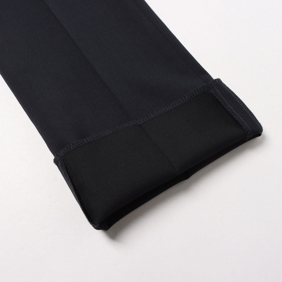 コムサイズム COMME CA ISM 【セットアップ対応】ポリエステル ウール ギャバ パンツ (ネイビー) ネイビー