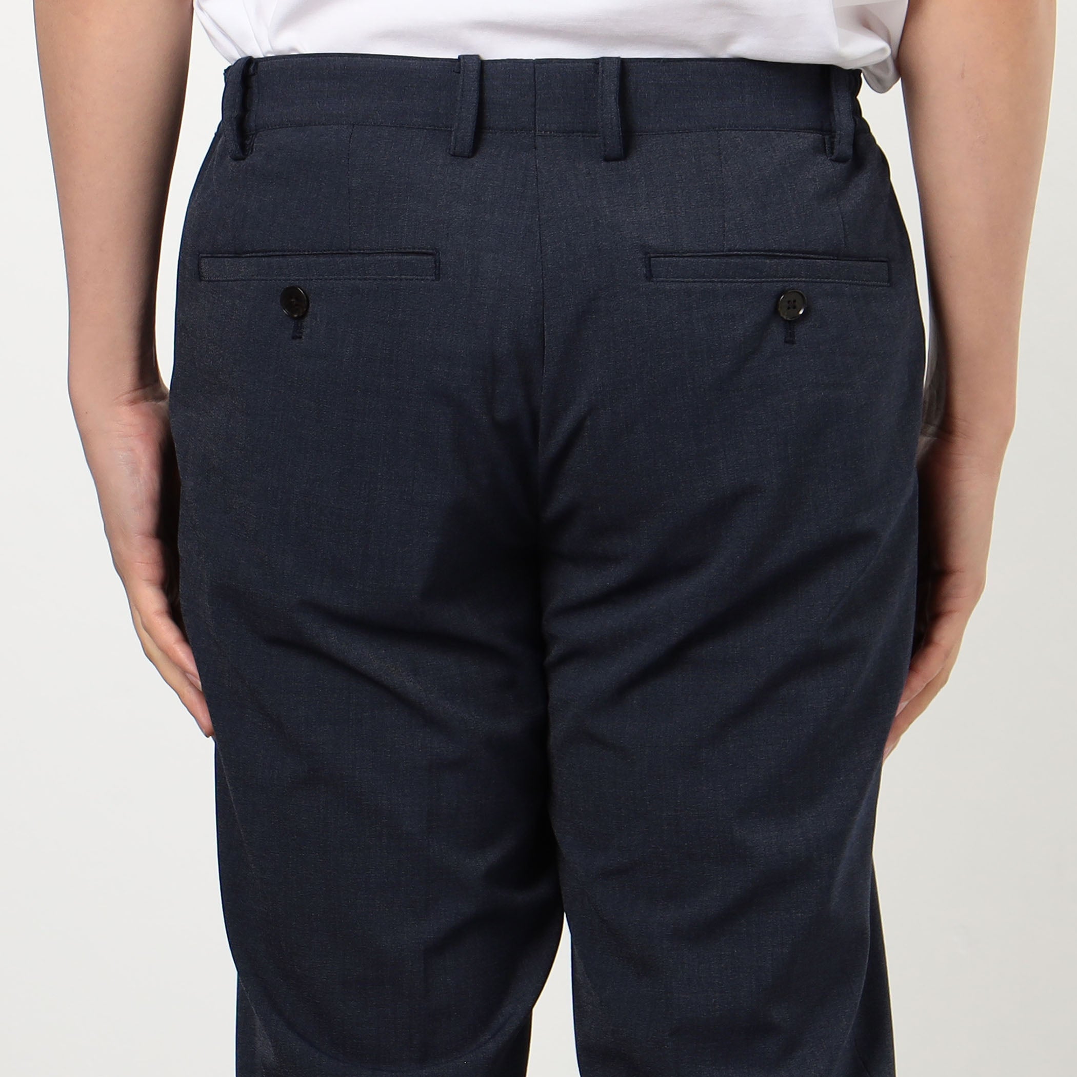 コムサイズム COMME CA ISM 【セットアップ対応】2WAYストレッチ SUPER-TEX パンツ (ブルー) ブルー