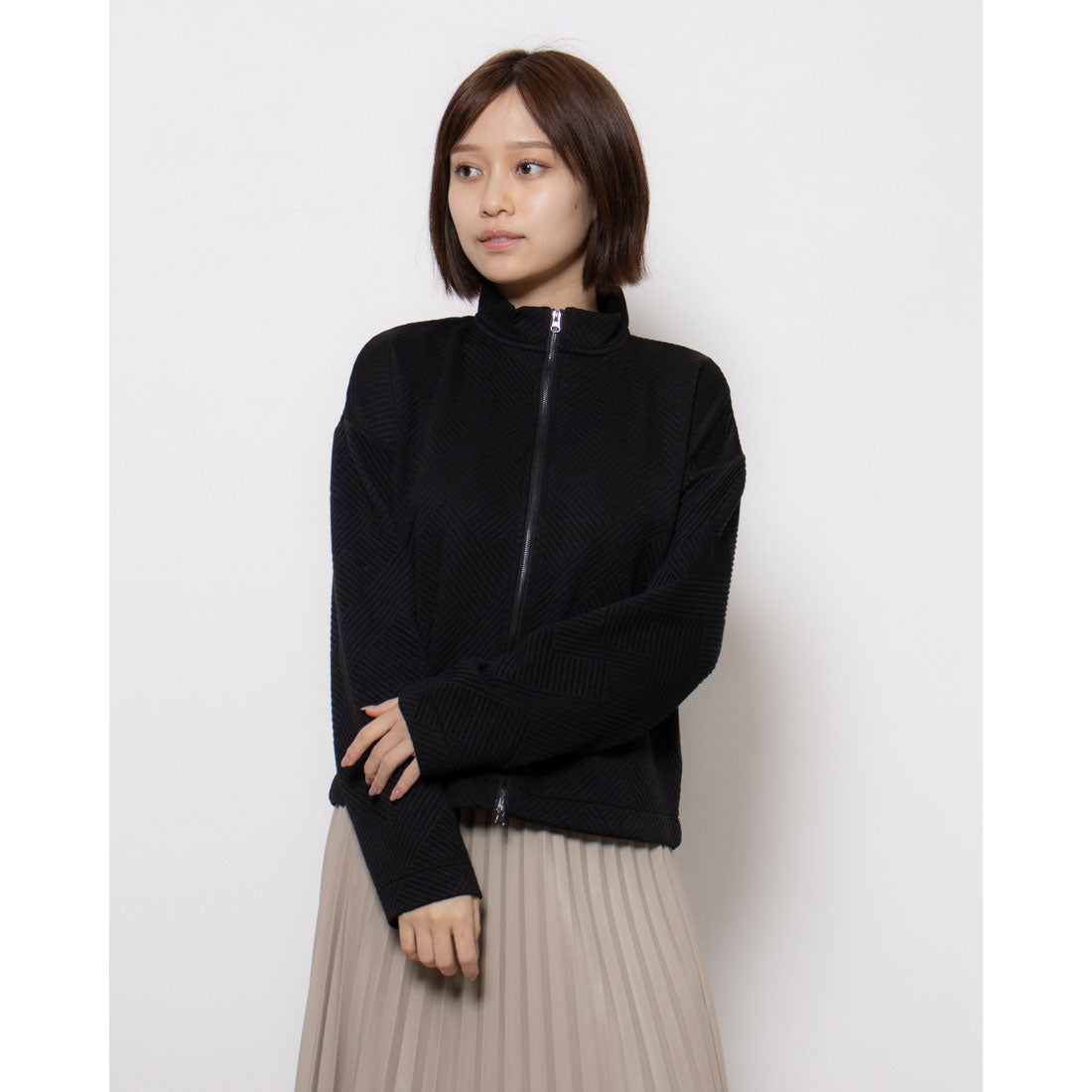 COMME CA DU MODE コムサ ブルゾン ブラック Sサイズ SALE／20%OFFミラノリブ ブルゾン COMME CA コムサ ジャケット