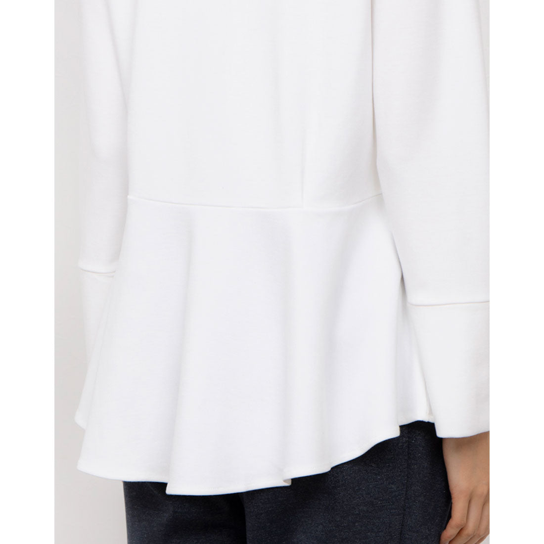 コムサイズム COMME CA ISM ペプラムブラウス