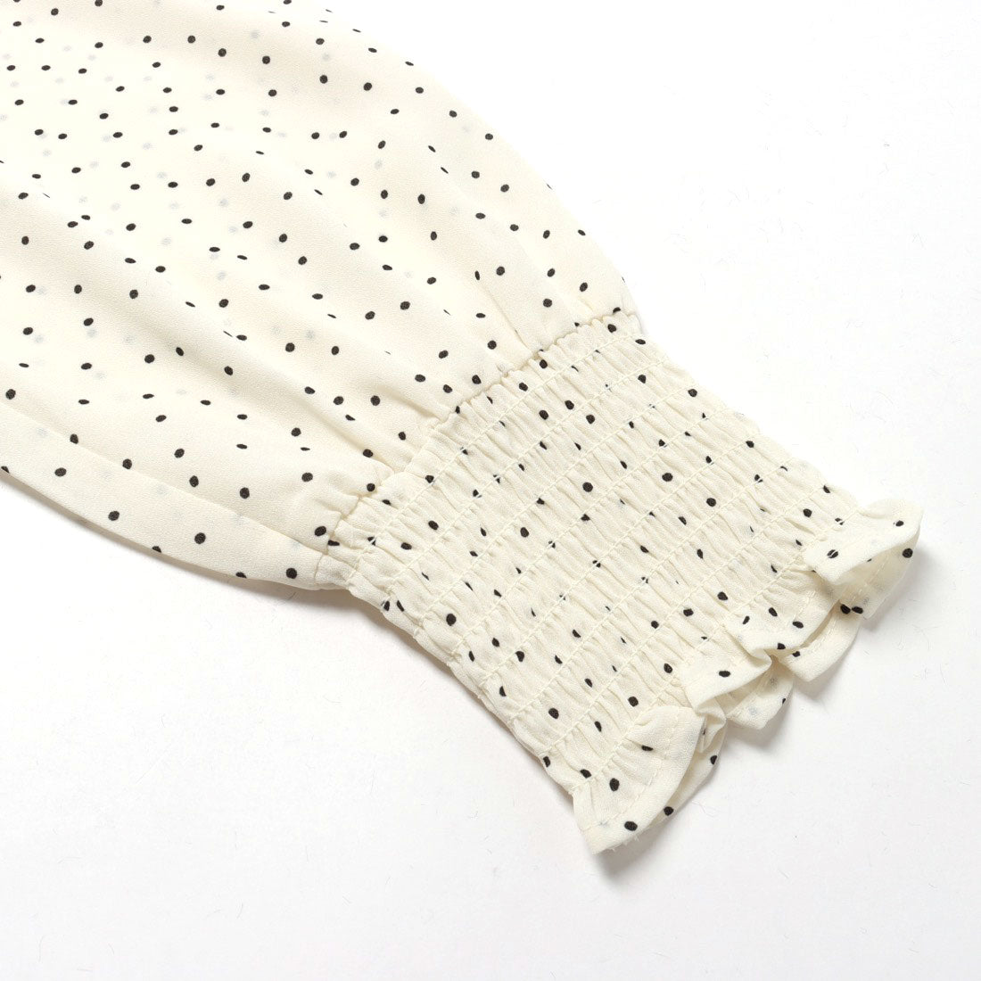 コムサイズム COMME CA ISM シャーリングブラウス (アイボリー) アイボリー