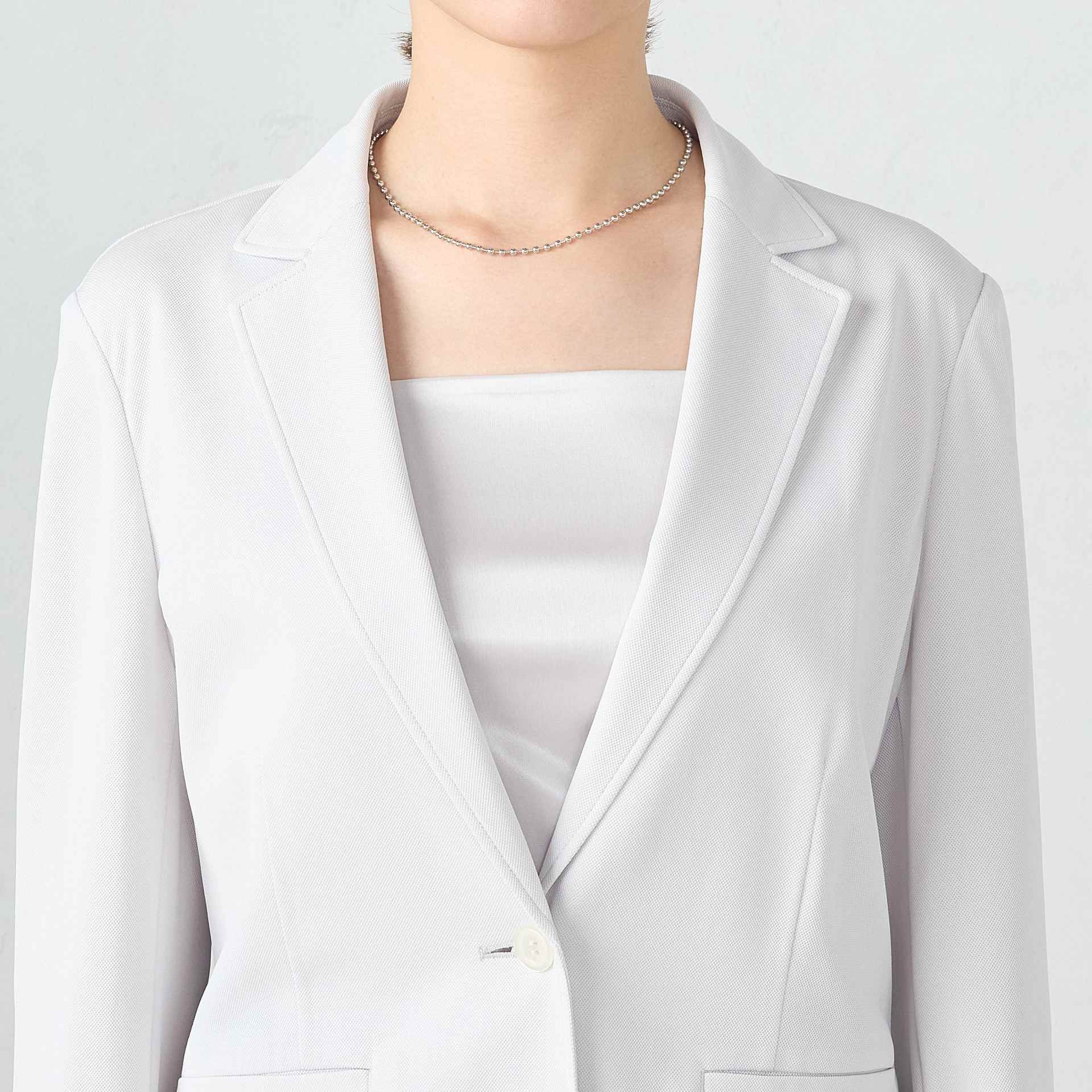 コムサイズム COMME CA ISM 鹿の子 テーラードジャケット