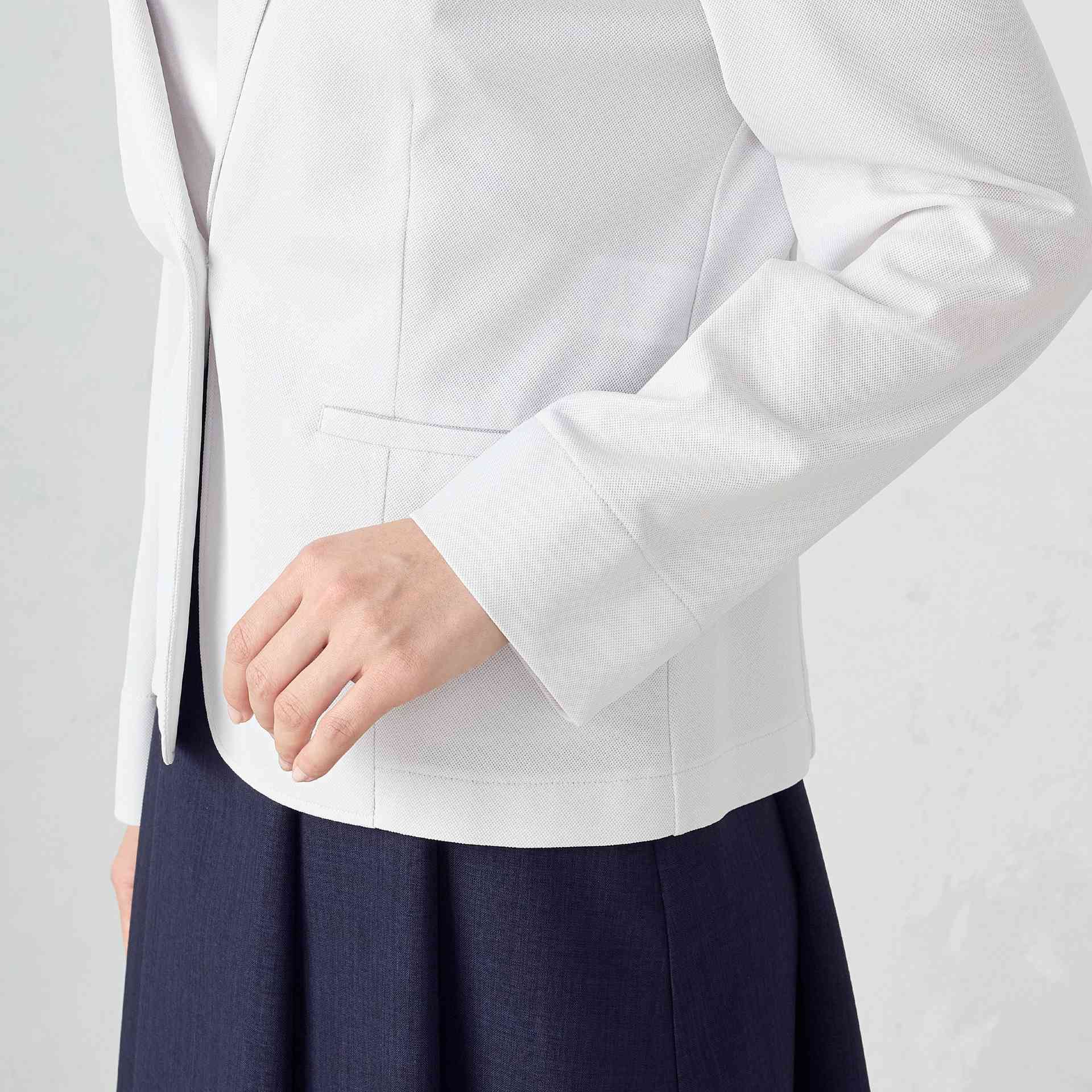 コムサイズム COMME CA ISM 鹿の子 テーラードジャケット