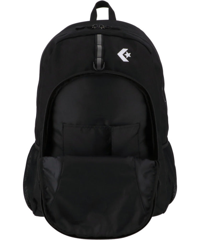 コンバース CONVERSE CONVERSE コンバース デイパックLL Dパック 約37L リュック リュックサック バックパ (ブラック/パープル) ブラック/パープル
