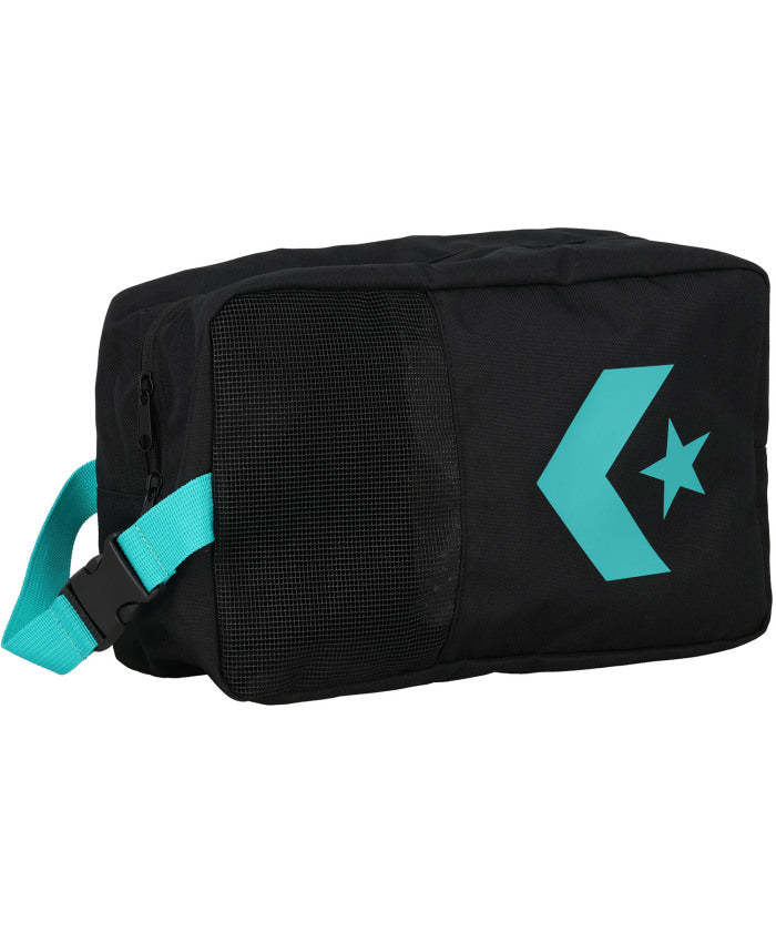 コンバース CONVERSE コンバース CONVERSE ハーフメッシュシューズケース C2554097 (1943 ブラック×ホワイト) 1943 ブラック×ホワイト