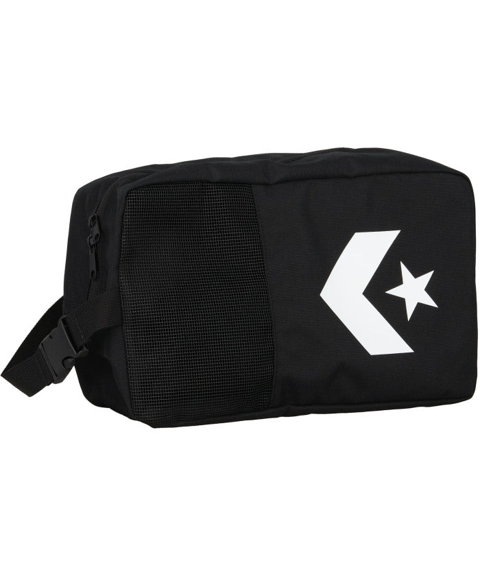 コンバース CONVERSE コンバース CONVERSE ハーフメッシュシューズケース C2554097 (1943 ブラック×ホワイト) 1943 ブラック×ホワイト